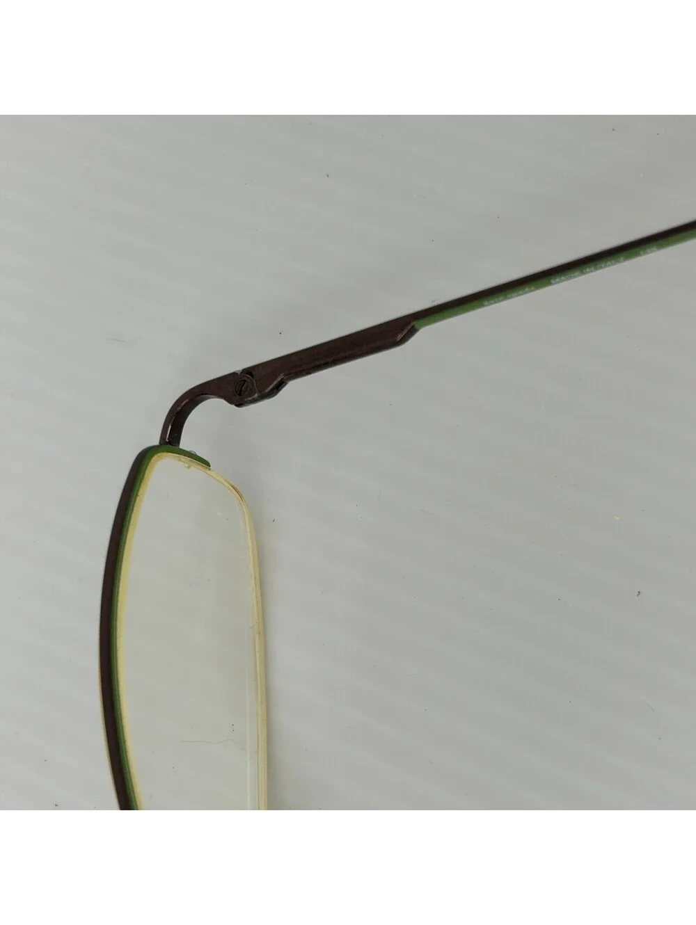 Kate Spade Marcy 0FH5 Green Brown Semi Rimless Frames Only Made In Italy